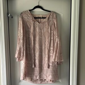 Anthropology Floreat Pink Dress Size 0